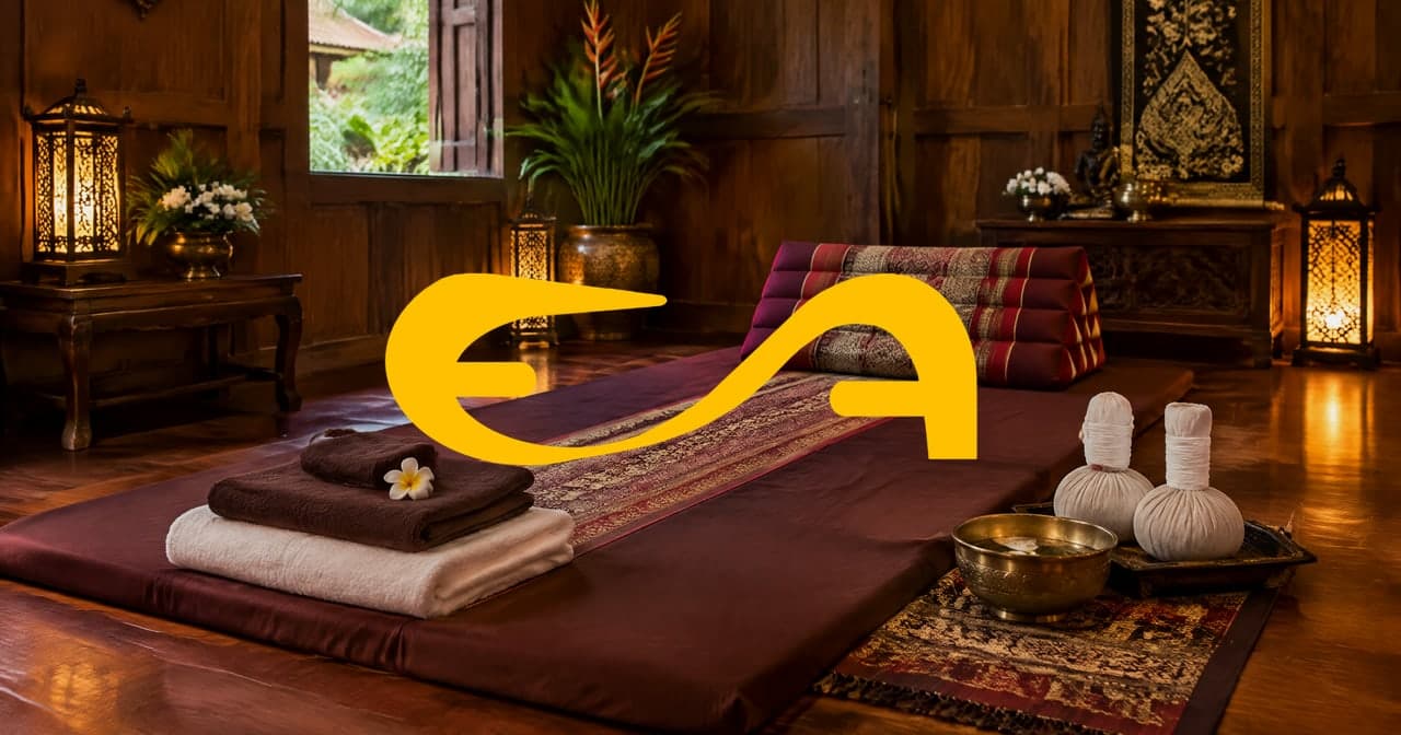 Alongamento passivo em sessão de massagem no tatame